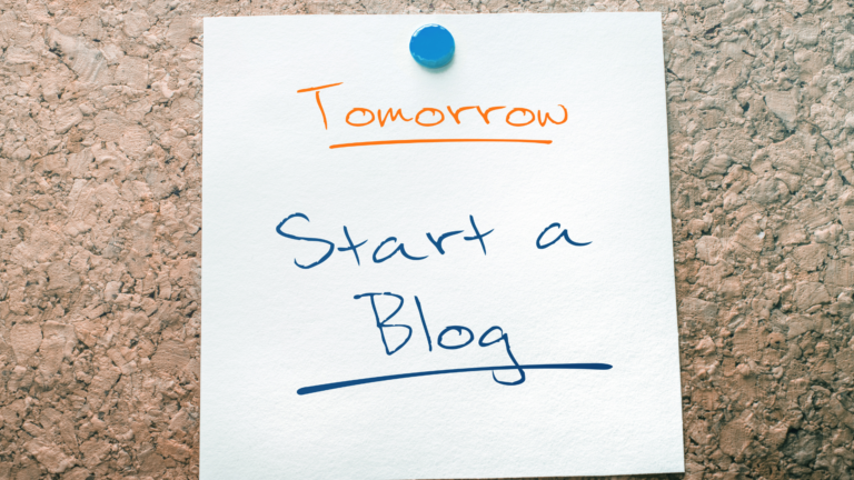 How To Start a Blog